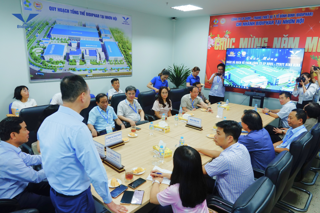 BIDIPHAR ĐÓN ĐOÀN LÀM VIỆC CỦA BỘ KHOA HỌC VÀ CÔNG NGHỆ