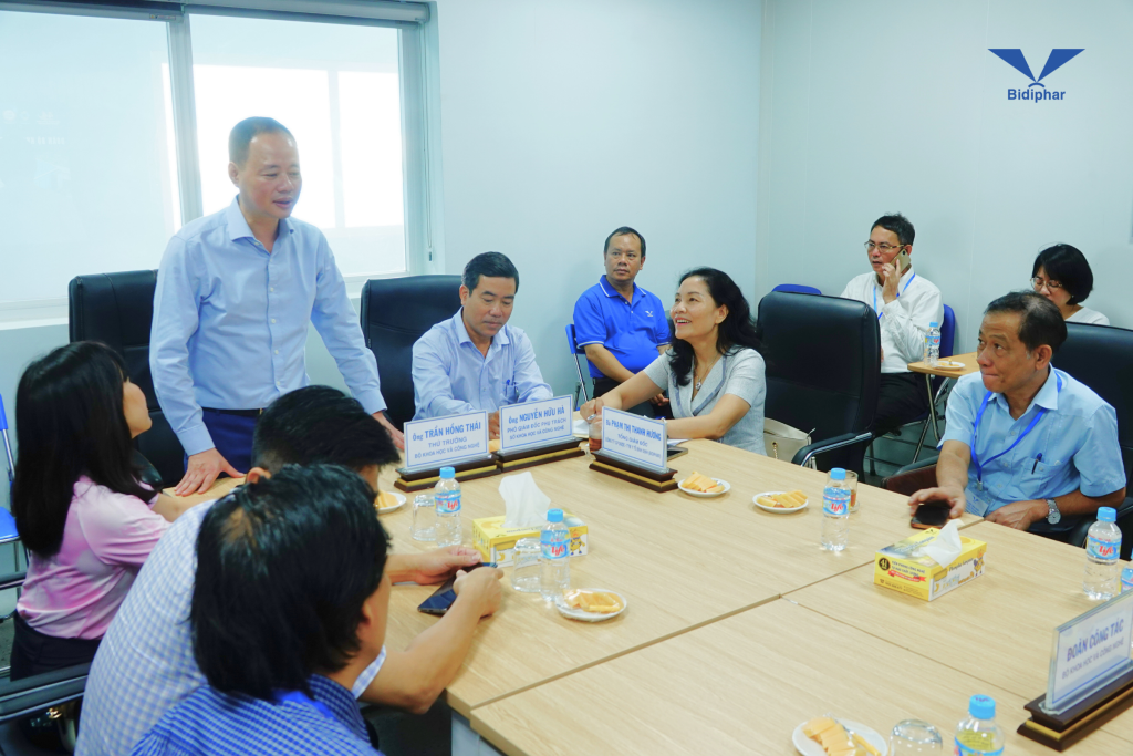 BIDIPHAR ĐÓN ĐOÀN LÀM VIỆC CỦA BỘ KHOA HỌC VÀ CÔNG NGHỆ