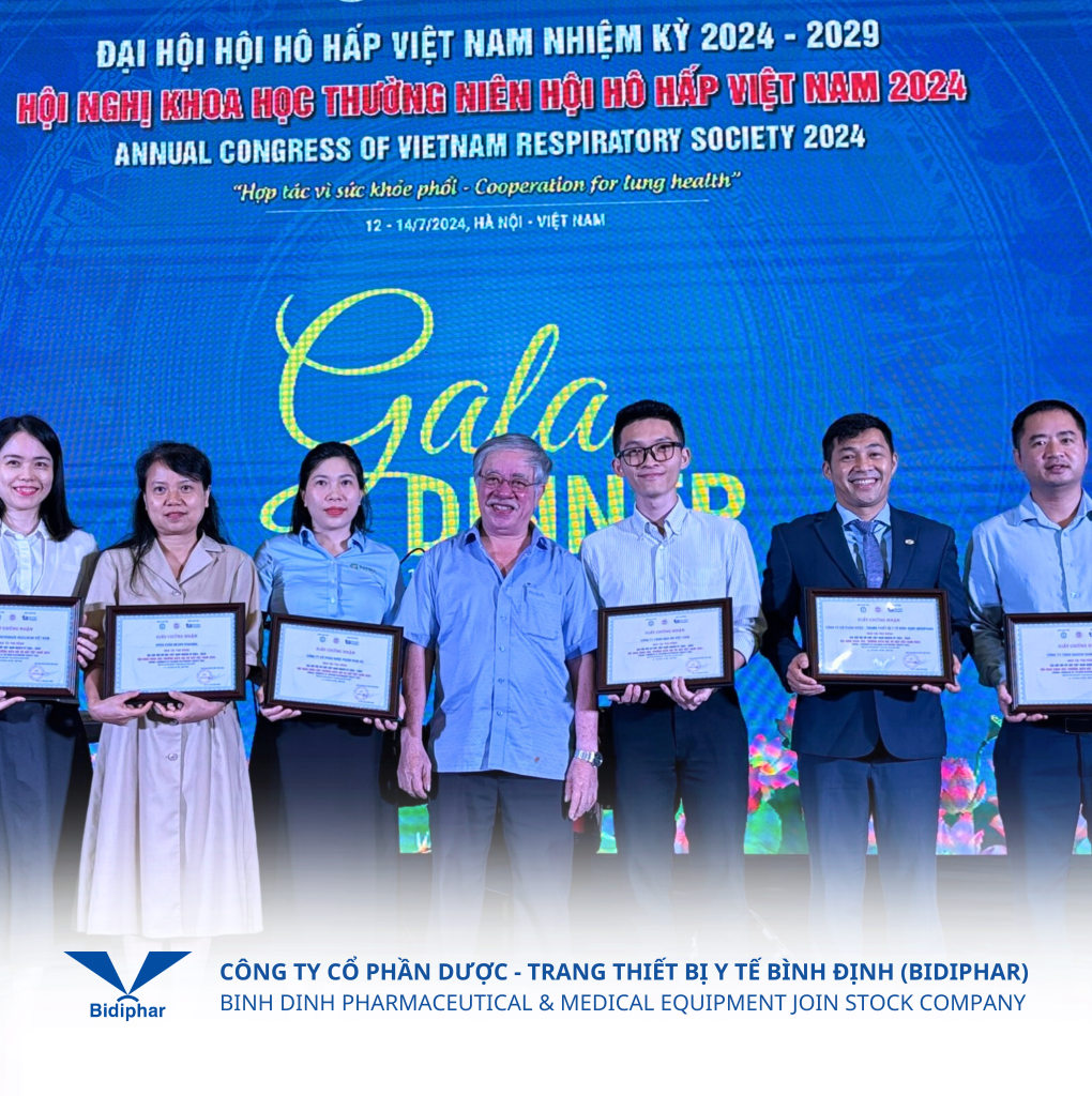 BIDIPHAR TỰ HÀO ĐỒNG HÀNH CÙNG HỘI HÔ HẤP VIỆT NAM