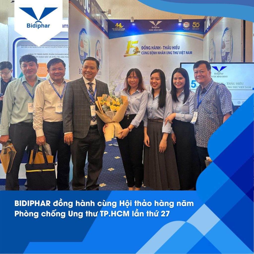 BIDIPHAR ĐỒNG HÀNH CÙNG HỘI THẢO HÀNG NĂM PHÒNG CHỐNG UNG THƯ TP.HCM LẦN THỨ 27