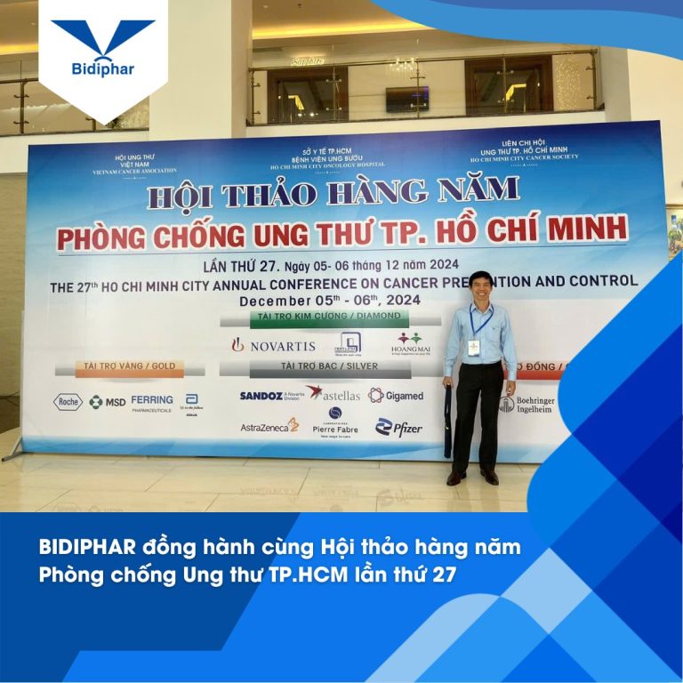 BIDIPHAR ĐỒNG HÀNH CÙNG HỘI THẢO HÀNG NĂM PHÒNG CHỐNG UNG THƯ TP.HCM LẦN THỨ 27