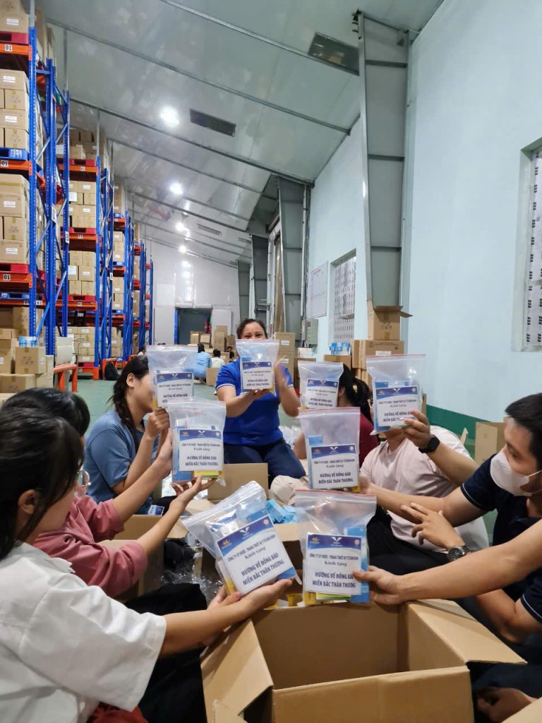 BIDIPHAR DƯỢC BÌNH ĐỊNH - HƯỚNG VỀ ĐỒNG BÀO MIỀN BẮC THÂN THƯƠNG SAU THIÊN TAI