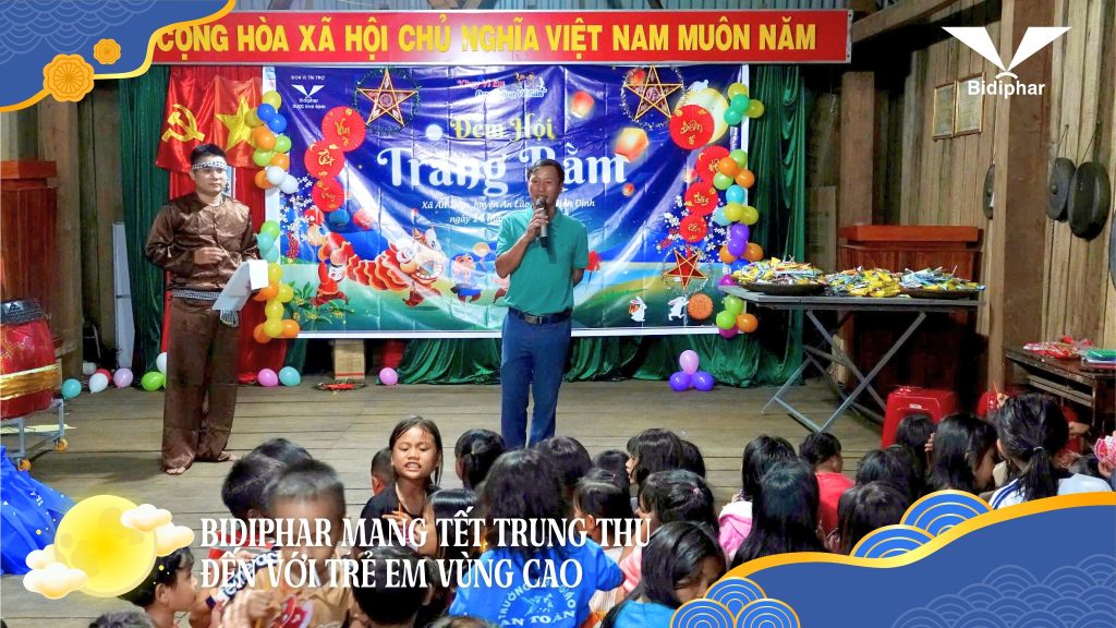 BIDIPHAR MANG TẾT TRUNG THU ĐẾN VỚI TRẺ EM VÙNG CAO - ĐÊM HỘI TRĂNG RẰM Ý NGHĨA TẠI XÃ AN TOÀN