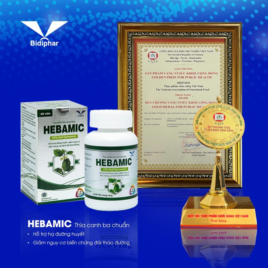 BIDIPHAR VINH DỰ NHẬN 3 HUY CHƯƠNG VÀNG VÌ SỨC KHỎE CỘNG ĐỒNG