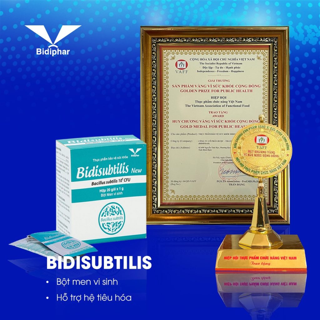 BIDIPHAR VINH DỰ NHẬN 3 HUY CHƯƠNG VÀNG VÌ SỨC KHỎE CỘNG ĐỒNG