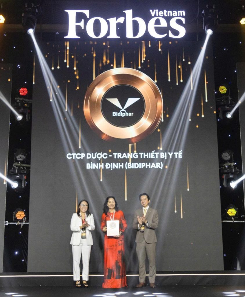 BIDIPHAR NĂM THỨ 2 LIÊN TIẾP LỌT TOP 50 DOANH NGHIỆP NIÊM YẾT TỐT NHẤT TRÊN SÀN CHỨNG KHOÁN
