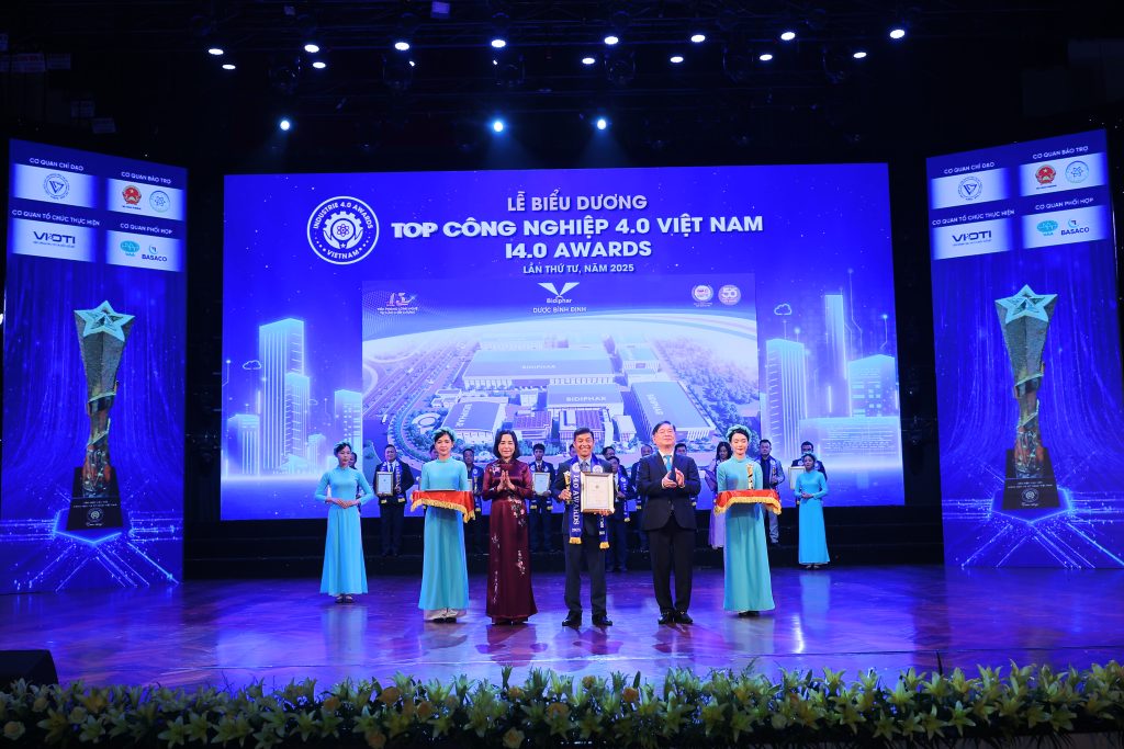 Bidiphar Vinh Danh Vietnam I4.0 Awards: Dẫn Đầu Công Nghiệp 4.0 Ngành Dược Việt Nam
