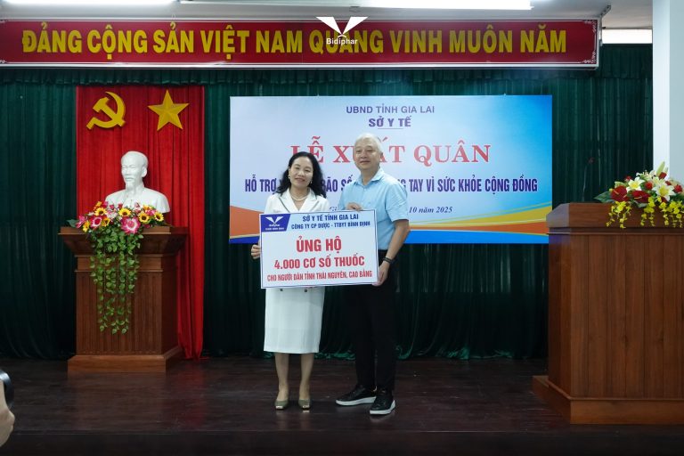 BIDIPHAR VẬN CHUYỂN 4.000 TÚI THUỐC VÀ HÓA CHẤT VƯỢT NGHÌN CÂY SỐ CHI VIỆN CHO VÙNG BÃO LŨ PHÍA BẮC