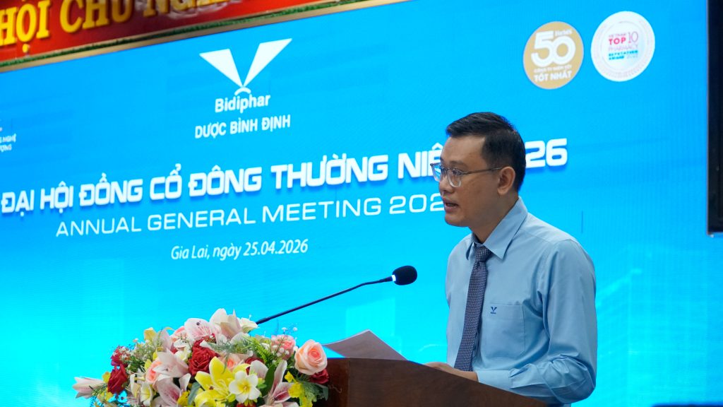 Bidiphar (DBD) Tổ Chức Thành Công ĐHĐCĐ 2026: Tăng Tốc Đổi Mới Công Nghệ, Lãi Quý I Vượt 80 Tỷ Đồng